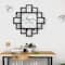 Black  "Lifetime Memories" Picture Frame Wall Collage Clock